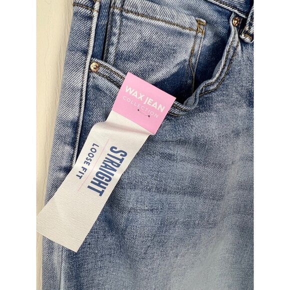 Wax Collection Loose Straight Jeans - Picture 2 of 13